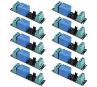 Lot de 10 relais d'alimentation 3 V 1 canal - Module interrupteur d'alimentation à 1 canal - Déclencheur haut niveau avec optocoupleur - Isolation optocoupleur pour carte de développement IOT ESP8266