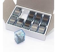 Lot de 10 relais électromagnétiques miniatures à usage général, bobines MY4NJ, AC12 V, AC24, DC12, DC24, DC36, AC110, AC220, HH54P, 5 A, 220