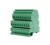 Lot de 10 relais statiques (SSR) à sortie AC, 2 A et 3 A, ultra-plats, for rail DIN, avec signal LED.(MRA-23D5)