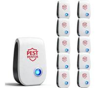 Lot de 10 répulsifs électroniques à ultrasons, répulsif électronique pour cafards, rongeurs, souris, moustiques, araignées, fourmis, puces, insectes, cafards