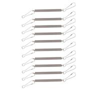 Lot de 10 ressorts avec 2 clips utilisés seuls ou en combinaison pour contenir un distributeur d'eau de lapin pour petits animaux