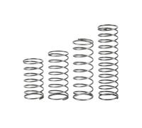 Lot de 10 ressorts de compression en acier, diamètre extérieur: 0,2mm, 1,5/2/2,5/3/3,5/4mm, longueur: 5 à 50mm(10mm-10pcs,3.5mm-0.2mm)