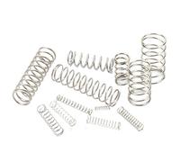 Lot de 10 ressorts de compression en acier inoxydable 304: diamètre du fil: 0,2mm à 0,4mm, diamètre extérieur: 1,5mm à 12mm, 5mm à 305mm(0.2x3x30mm)
