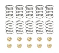 Lot de 10 ressorts de tête de débroussailleuse avec écrous pour débroussailleuse sans fil EGO ST1510T ST1500SF - Pièces d'entretien de pelouse