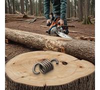 Lot de 10 ressorts d'embrayage en métal pour tronçonneuses MS381 MS380 038, accessoires de pièces de rechange haute durabilité, ajustement précis pour composants noirs de 8 x 8,5 mm