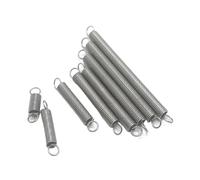 Lot de 10 ressorts tension doubles en acier inoxydable 304, diamètre 0,2/0,3/0,4/0,5 mm, extérieur 3, 4, 6, longueur 15-60(30mm,0.5 x 5)