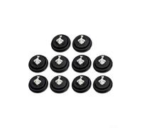 Lot de 10 rondelles à diaphragme en caoutchouc pour robinets de remplissage Siamp - 27 mm x 15 mm Noir Pièces de rechange pour robinets à boisseau sphérique d'entrée de réservoir entrée latérale