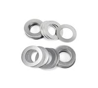 Lot de 10 rondelles de calage ultra fines de 0,2 mm d'épaisseur, diamètre extérieur de 13 à 50 mm, for vis, diamètre intérieur de 9 à 40 mm, assortiment de petites rondelles plates(M13x19)