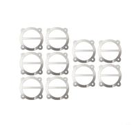 Lot de 10 rondelles de plaque de valve en aluminium pour base de culasse de compresseur d'air, compatibles avec les pièces de machine à huile ou à huile de type 47, 51, 65, 95 (type 65)