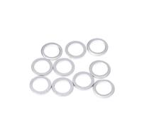 Lot de 10 rondelles de vis pour chaîne de vélo en aluminium - 2 mm - Repose-pieds simple pour chaise de bureau