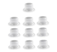 Lot de 10 rondelles d'étanchéité anti-fuite en silicone de qualité supérieure pour robinet de soupape triangulaire, bouchon de rondelle fiable pour éviter les fuites
