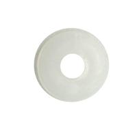 Lot de 10 rondelles en nylon blanc M6 x 25 mm, diamètre intérieur 6,3 mm x diamètre extérieur 25 mm x épaisseur 1,7 mm DIN9021 (M6 x 25 mm)