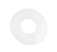 Lot de 10 rondelles plates en silicone, joints antidérapants, diamètre intérieur 6 à 45 mm, épaisseur 2 à 3 mm, feuille de joint torique translucide(6 x 12 x 2mm)