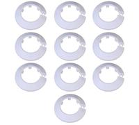 Lot de 10 rosaces de tuyau de chauffage longue durée de vie - Couvertures de protection élégantes pour tuyaux de sol ménagers