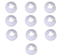 Lot de 10 rosaces de tuyau de chauffage longue durée de vie - Couvertures de protection élégantes pour tuyaux de sol ménagers