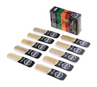 Lot de 10 roseau d'altaxophone pour Sax 2-1 - Taille de roseau 1 5 ; .0 ; 3.0 ; 3.. - 4 boutons de rembourrage de rechange