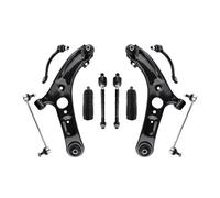 Lot de 10 rotules et soufflets de biellette de direction for bras de suspension inférieur avant, compatibles avec Hyundai Elantra et Veloster (2011-2017).
