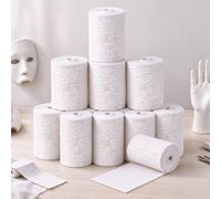 Lot de 10 rouleaux de bandes de plâtre, 5 cm x 2,7 m, pour la médecine ou le modélisme, le ventre de bébé, le modélisme, l'art