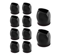 Lot de 10 rouleaux de fixation flexibles pour pieds de chaise de bureau conçus pour protéger le sol et