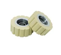 Lot de 10 rouleaux de presse en caoutchouc 60 x 15 x 24 mm avec roulements for plaqueuse de chants CEH-ISA, outil de travail du bois