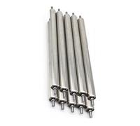 Lot de 10 rouleaux de rechange en acier inoxydable for systèmes de convoyage - Rouleaux de convoyeur industriels de 1", 1,5" et 2" de diamètre(L150MMxDia38mm)