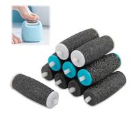 Lot de 10 rouleaux de rechange pour enlever les callosités - 3 niveaux de dureté pour un soin efficace des pieds - Compatible avec Scholl Velvet Smooth - Idéal pour les peaux douces et dures