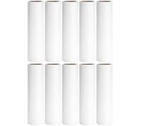 Lot de 10 Rouleaux de Rouleau Anti-Peluches Extra adhésif pour Poils d'animaux de Compagnie de 23,9 cm à 24,1 cm de Large, 600 Feuilles au Total