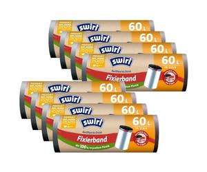 Lot de 10 rouleaux de ruban de fixation Swirl 60 l