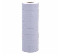 Lot de 10 rouleaux ou 5000 étiquettes de prix blanches CT1 21 x 12 mm 22 x 12 mm 21 x 12 mm compatibles avec MoTex Puma Lynx (Blanc)