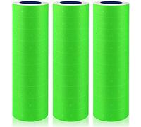 Lot de 10 rouleaux ou 5000 étiquettes de prix CT1 21 x 12 mm pour pistolets MoTex Puma Lynx Vert