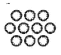 Lot de 10 roulements à billes à gorge profonde 6005-2RS 25x47x12 mm, roulements étanches haute vitesse pour machines industrielles et outils électriques