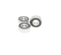 Lot de 10 roulements à billes à gorge profonde S693RS 3 x 8 x 4, en acier inoxydable, 693RS, 2RS, 3 x 8 x 4, 694, 695, 696, 697, 698, 699 RS 2RS(S698-2RS 8x19x6mm)