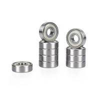 Lot de 10 roulements à billes ABEC-5 608 6200 6201 6202 6203 6204 6205 6206 6207 6208 ZZ 2RS Joint en métal Roulement rigide à billes 12 x 32 x 10 mm (62000) 10 x 3 cm 0 x 9 mm, ABEC 5)