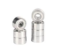 Lot de 10 roulements à billes ABEC-7 693ZZ 3x8x4 mm for ventilateur de moteur 693ZZ 684ZZ MR126ZZ MR148ZZ 623ZZ MR104ZZ MR105ZZ MR106ZZ 686ZZ(MR84ZZ 4X8X3)