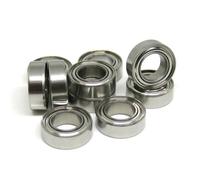 Lot de 10 roulements à billes ABEC7 5 x 9 x 3 SMR95Z en acier inoxydable SMR95C ZZ L950Z Bouclier en métal Roulements en acier inoxydable 5 x 9 x 3 (SMR74C-ZZ 4 x 7 x 2,5 mm)
