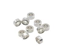 Lot de 10 roulements à billes en acier inoxydable SMR105ZZ ABEC-7 5 x 10 x 4 mm