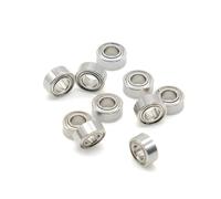 Lot de 10 roulements à billes en acier inoxydable SMR74ZZ ABEC 9, 4 x 7 x 2,5, 3 x 6 x 2,5, 3 x 8 x 4, 4 x 9 x 4, 6 x 10 x 3, 9 x 17 x 5, 8 x 14 x 4, roulement haute vitesse(SMR95 5X9X2.5 Open)