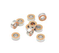 Lot de 10 roulements à billes en céramique SMR105RS CB 5 x 10 x 4 mm for moteur miniature RC ABEC-7 SMR105-2RS