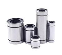 Lot de 10 roulements à billes linéaires LM8UU, LM10UU, LM16UU, LM12UU, tiges 8 mm, pièces d'arbre rail revêtement, bricolage, imprimante 3D CNC(1 pcs,LM5UU)