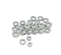 Lot de 10 roulements à billes miniatures (3x7x3, 3x8x4, 4x7x2,5, 5x10x4, 6x10x3, 8x12x3,5, 8x16x5, 8x22x7) for vélos, voitures télécommandées et jouets (608 zz).(ID 5x10x4mm)