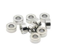 Lot de 10 roulements à billes miniatures 684ZZ 4 x 9 x 4 mm