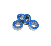 Lot de 10 roulements à billes miniatures 687-2RS 7 x 14 x 5 mm, roulements à billes scellés bleus ABEC-3 7 x 14 x 5 mm, télécommande(MR85-2RS 5x8x2.5mm)