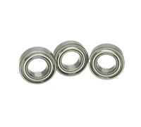 Lot de 10 roulements à billes miniatures en acier inoxydable SMR148ZZ ABEC-5, 8 x 14 x 4 mm, DDL-1480ZZ SMR148-2Z, 8 x 14 x 4 mm(SMR106Z 6x10x3mm)