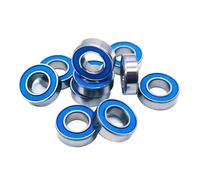 Lot de 10 roulements à billes miniatures MR85RS ABEC-7 5 x 8 2, mm, MR85-2RS, scellés en caoutchouc bleu