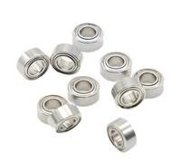 Lot de 10 roulements à billes SMR74ZZ ABEC-9 en acier inoxydable, 4 x 7 x 2,5 mm, 3 x 6 x 2,5 mm, 3 x 8 x 4 mm, 4 x 9 x 4 mm, 6 x 10 x 3 mm, 9 x 17 x 5 mm, 8 x 14 x 4 mm(S689ZZ 9x17x4)