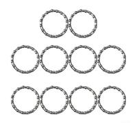 Lot de 10 roulements de rechange pour pédalier de vélo - Moyeu avant et arrière - Matériau en acier