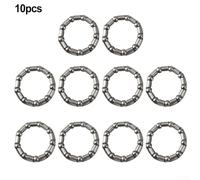 Lot de 10 roulements de rechange pour pédalier de vélo - Moyeu avant et arrière - Matériau en acier (6)