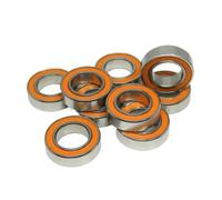 Lot de 10 roulements en céramique hybrides SMR106 2RS 6 x 3 mm, SMR106C 2OS, bobine MR106 RS L1060 DDU(SMR103C-2OS 3x10x4mm)