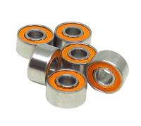 Lot de 10 roulements en céramique hybrides SMR52 2RS 2x5x2,5 MR52RS SMR52C 2OS acier inoxydable(SMR103C-2OS 3x10x4mm)