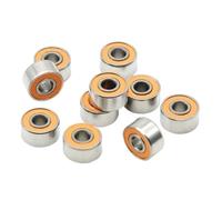 Lot de 10 roulements hybrides en céramique et acier inoxydable S693RSCB 3 x 8 4 mm ABEC-7, for moulinet pêche, sans graissage
